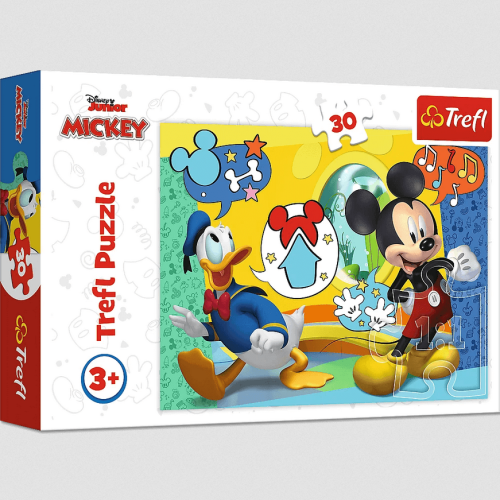 TREFL 18289 Puzzle 30 Myszka Miki i Wesoły Domek