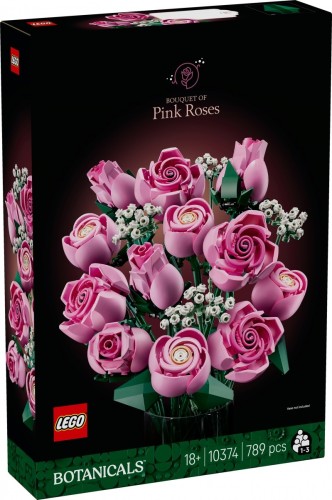 KLOCKI LEGO 10374 Bukiet różowych róż Z SERII LEGO Botanicals
