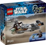 KLOCKI LEGO 75436 Śmigacz Mandalorianina i Grogu Z SERII LEGO Star Wars