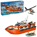 KLOCKI LEGO 60504 Łódź ratunkowa i helikopter Z SERII LEGO City