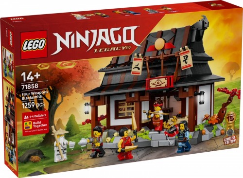 KLOCKI LEGO 71858 Kuźnia Cztery Bronie Z SERII LEGO Ninjago
