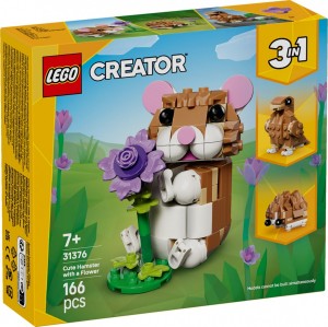 KLOCKI LEGO 31376 Uroczy chomik z kwiatkiem Z SERII LEGO Creator
