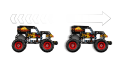 KLOCKI LEGO 42219 Monster Jam Grave Digger Ogień Z SERII LEGO Technic