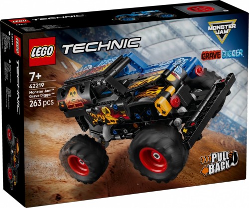 KLOCKI LEGO 42219 Monster Jam Grave Digger Ogień Z SERII LEGO Technic