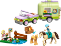KLOCKI LEGO 42695 Przyczepa z koniem i źrebaczkiem Z SERII LEGO Friends