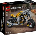 Klocki LEGO 42225 Żółty motocykl z serii LEGO TECHNIC
