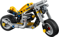 Klocki LEGO 42225 Żółty motocykl z serii LEGO TECHNIC