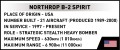 KLOCKI COBI 5916 Northrop Grumman B-2 SPIRIT