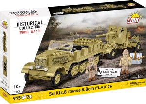KLOCKI COBI 3143 Sd.Kfz. 8.8 Cm Flak36