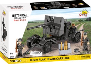 KLOCKI COBI 3140 8.8Cm Flak With Carriage