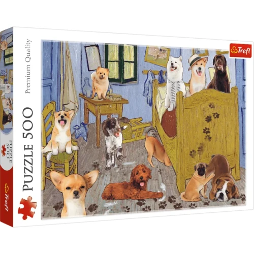 TREFL 37539 Puzzle 500 Pokój van Gogha Psia Rewolucja