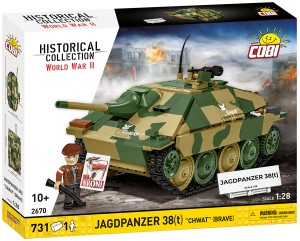 KLOCKI COBI 2670 JAGDPANZER 38(t) HETZER “CHWAT“ (BRAVE)