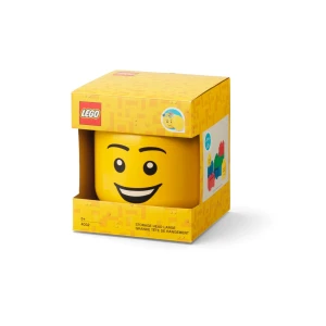 LEGO 40320820 Pojemnik duża głowa LEGO®  - Chłopiec (Z uśmiechem)