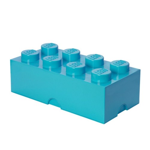 40041743 Pojemnik LEGO 8 lazurowy